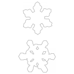 SIZZIX BIGZ CUT DIES - SNOWFLAKE DUO - Image 2