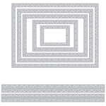 SIZZIX THINLITS CUT PUNCHES - STITCHED RECTANGLES - Image 3