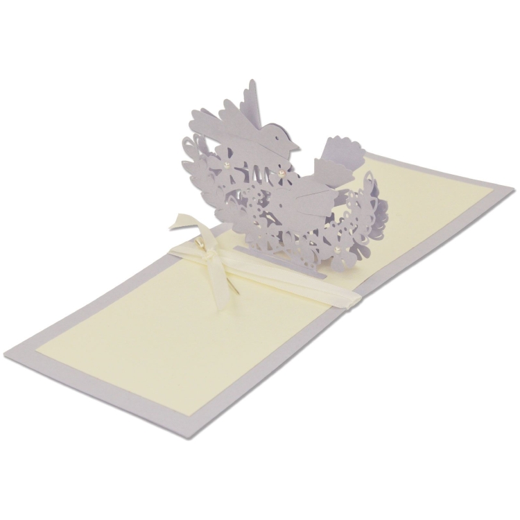 SIZZIX THINLITS CUT DIES - INTERLACING BIRDS - Image 2