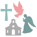 SIZZIX BIGZ L CUTTING DIES - CHURCH SET