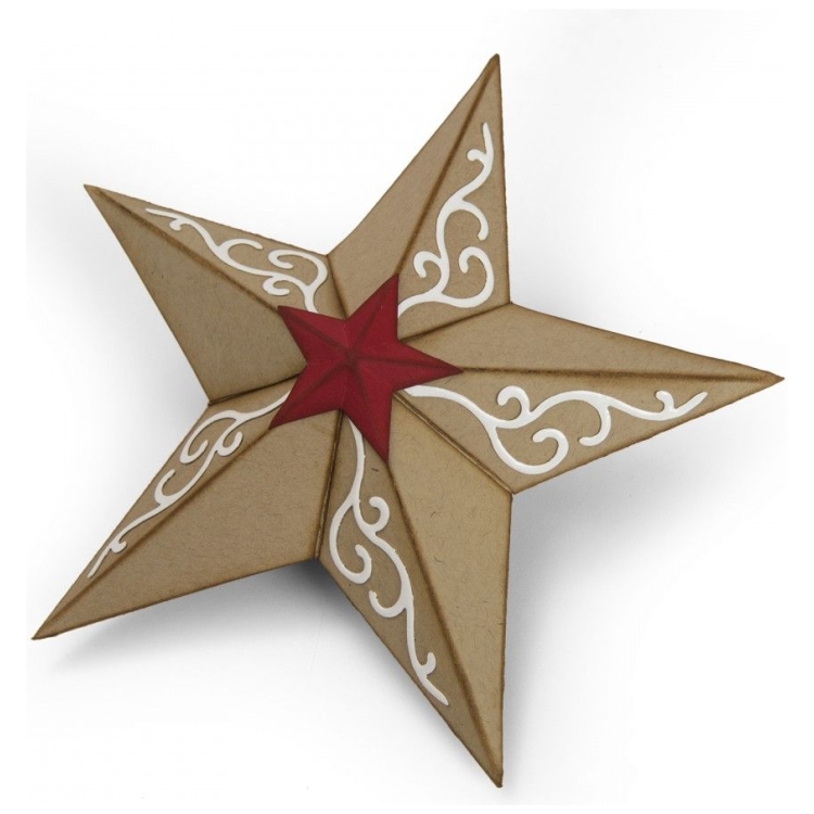 SIZZIX BIGZ CUT PUNCHES - CHRISTMAS STAR, 3-D - Image 2