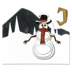 SIZZIX THINLITS CUT DIES - SNOWMAN SCENE - Image 2