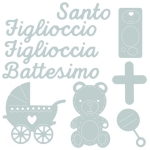 SIZZIX THINLITS CUT DIES - BAPTISM - Image 2