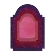 SIZZIX THINLITS CUT PUNCHES - STACKED ARCHWAY