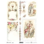 ITD COLLECTION DECOUPAGE RICE PAPER A4 - R0688