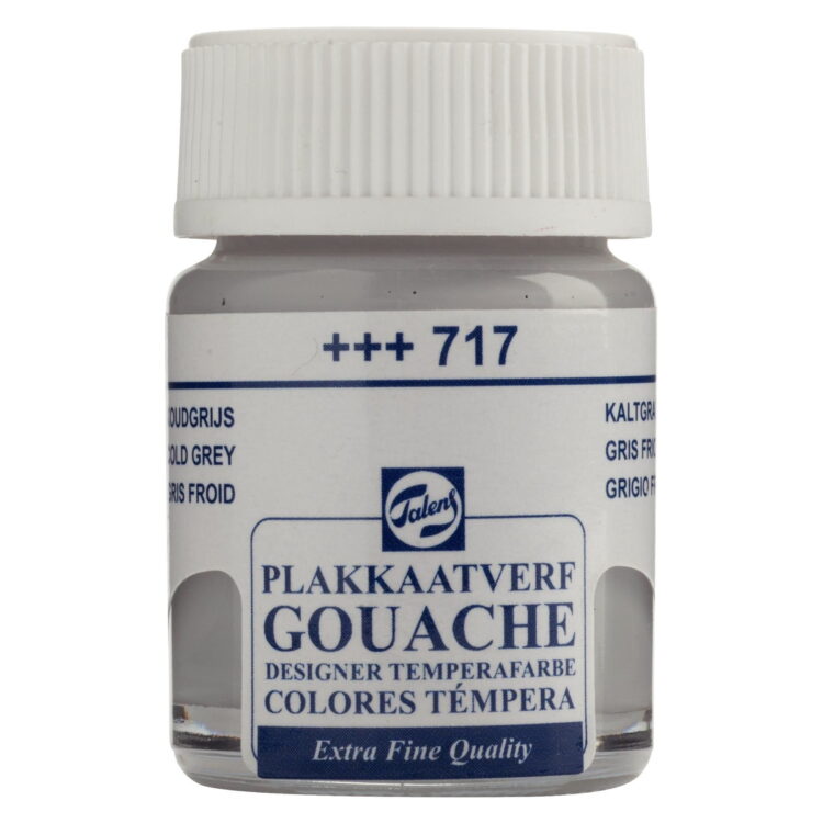 TALENS TEMPERA PAINT 16 ML. - COLD GREY - Image 1