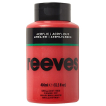 REEVES ACRYLIC PAINT 400 ML - BRILLIANT RED 8361230
