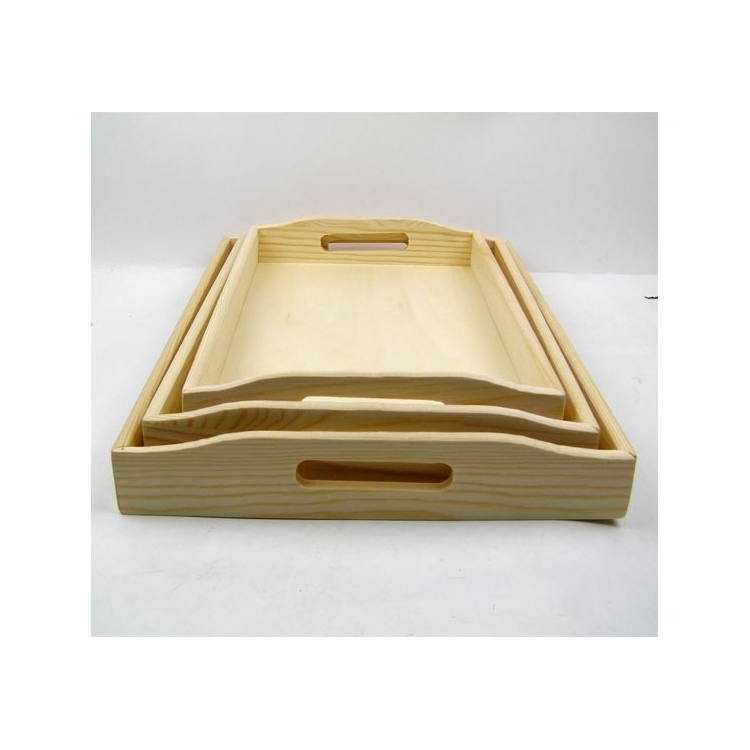 NEWART WOODEN TRAYS FOR DECORATION SET - AS-WB55 - Image 3