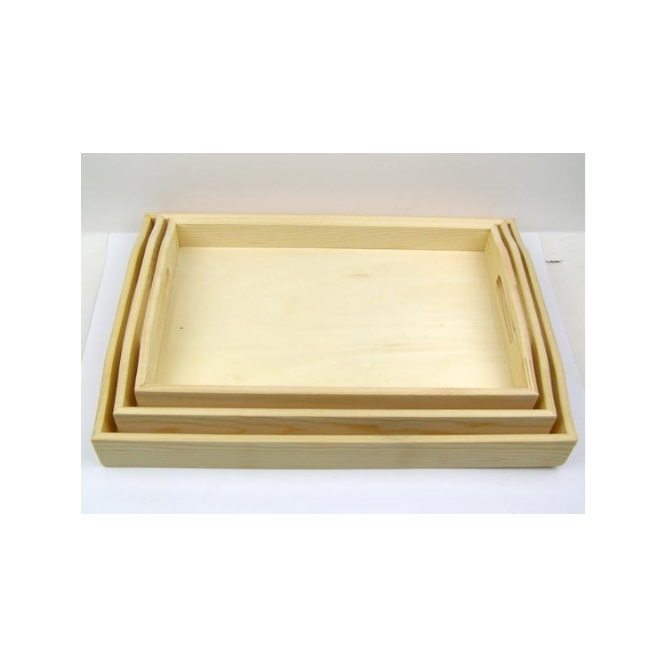 NEWART WOODEN TRAYS FOR DECORATION SET - AS-WB55 - Image 2