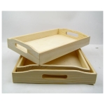 NEWART WOODEN DECORATION TRAY 36.5/26/4 - AS-WB55-1
