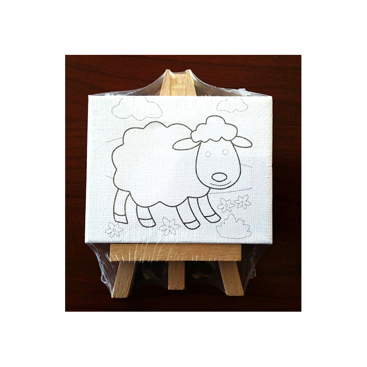 900008 VINCENT 7/9 DECORATIVE MINI CANVAS WITH TRIPOD - Image 1