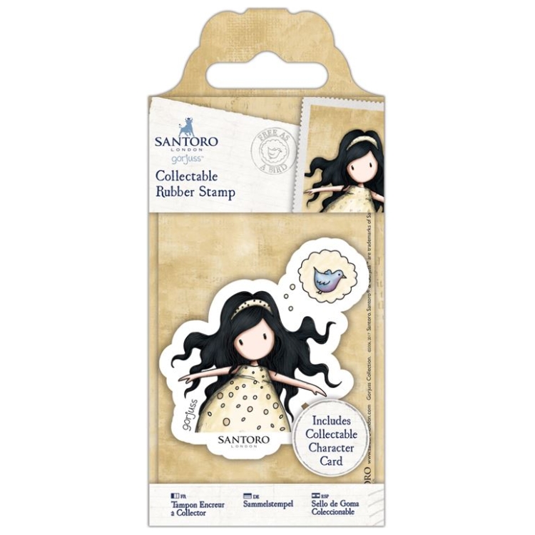 SANTORO RUBBER SEAL FREE AS A BIRD - GOR 907143 - Image 1