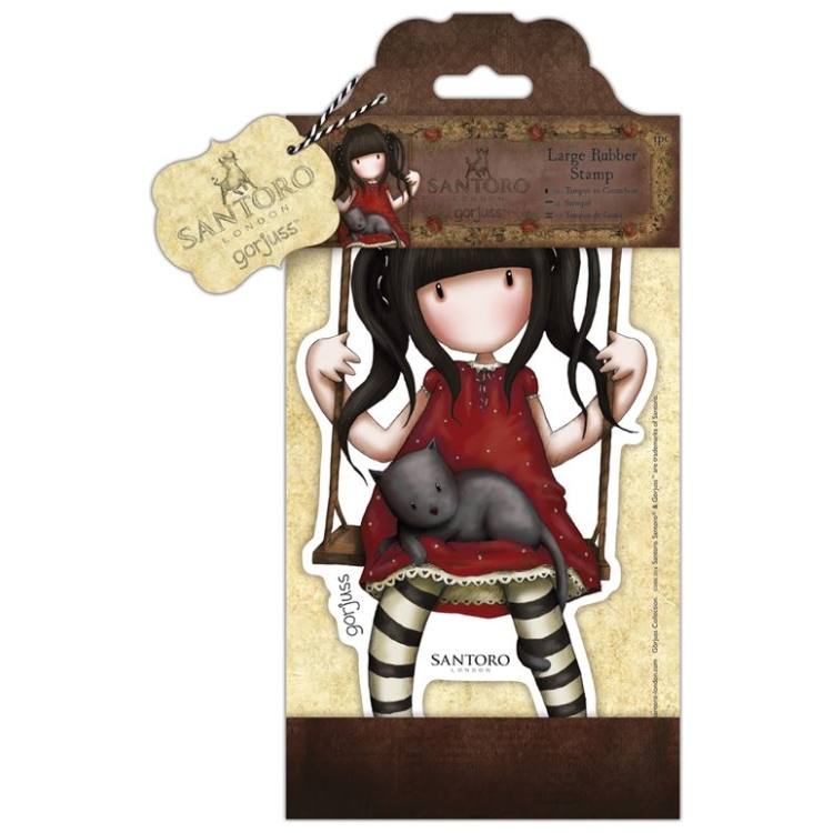 907251-161572 SANTORO RUBBER STAMP RUBY - GOR 907251 - Image 1