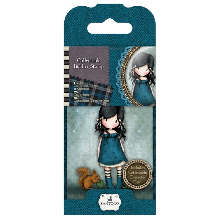 907311-161685 SANTORO RUBBER SEAL YOU BROUGHT ME LOVE - GOR 907311 - Image 1