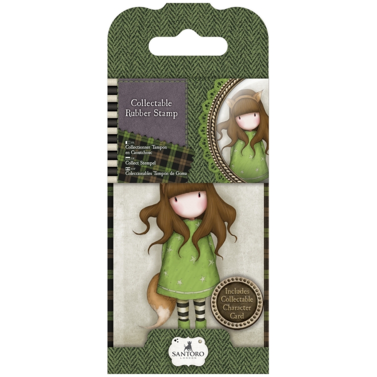 907317-161679 SANTORO RUBBER STAMP THE FOX - GOR 907317 - Image 1
