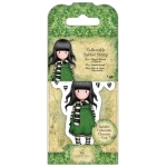 SANTORO RUBBER STAMP THE SCARF - GOR 907406