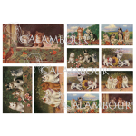 CALAMBOUR DECOUPAGE PAPER 48/33 CM - DGR 167