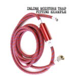 PAASCHE HOSE WITH CONNECTORS A-1/8"-10' MT