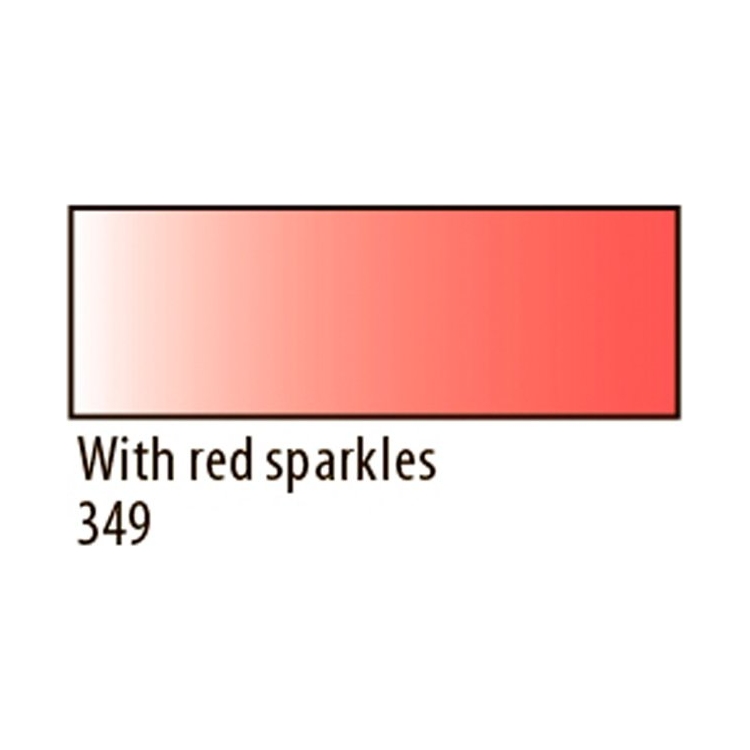 contour text glitter 349 DECOLA LOOP FOR TEXTILES WITH GLITTER 18 ML. -RED - Image 1