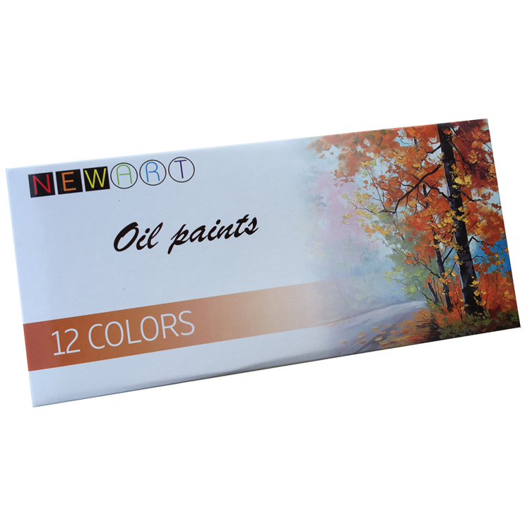 o1212 NEWART OIL PAINTS SET 12 COLORS X 12 ML. - Image 1