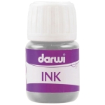 DARWI PERMANENT INK 30 ML. - SILVER 080