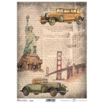 ITD COLLECTION DECOUPAGE RICE PAPER A4 - R1135