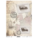 ITD COLLECTION DECOUPAGE RICE PAPER A4 - R1139