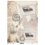 ITD COLLECTION DECOUPAGE RICE PAPER A4 - R1139