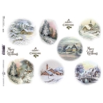 ITD COLLECTION DECOUPAGE RICE PAPER A4 - R1271