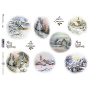 ITD COLLECTION DECOUPAGE RICE PAPER A4 - R1271