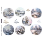 ITD COLLECTION DECOUPAGE RICE PAPER A4 - R1273