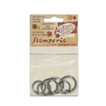 STAMPERIA SILVER ALBUM RINGS 3 + 3 - 3 CM; 2.5 CM