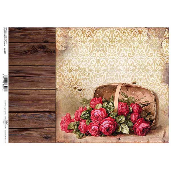 1383 ITD COLLECTION DECOUPAGE RICE PAPER A4 - R1383 - Image 1