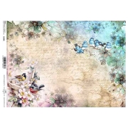 ITD COLLECTION DECOUPAGE RICE PAPER A4 - R1386