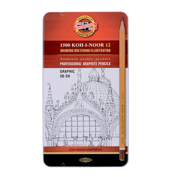 150201 KOH-I-NOOR GRAPHICS SET 5 B - 5 H - Image 1