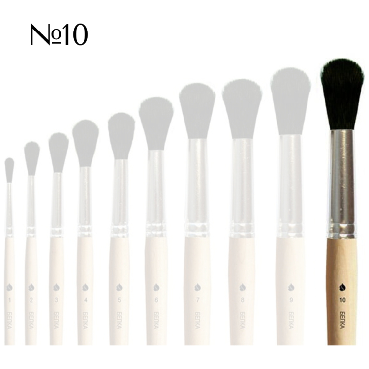 SQUIRREL BRUSH ROUND No. 10 - Image 1