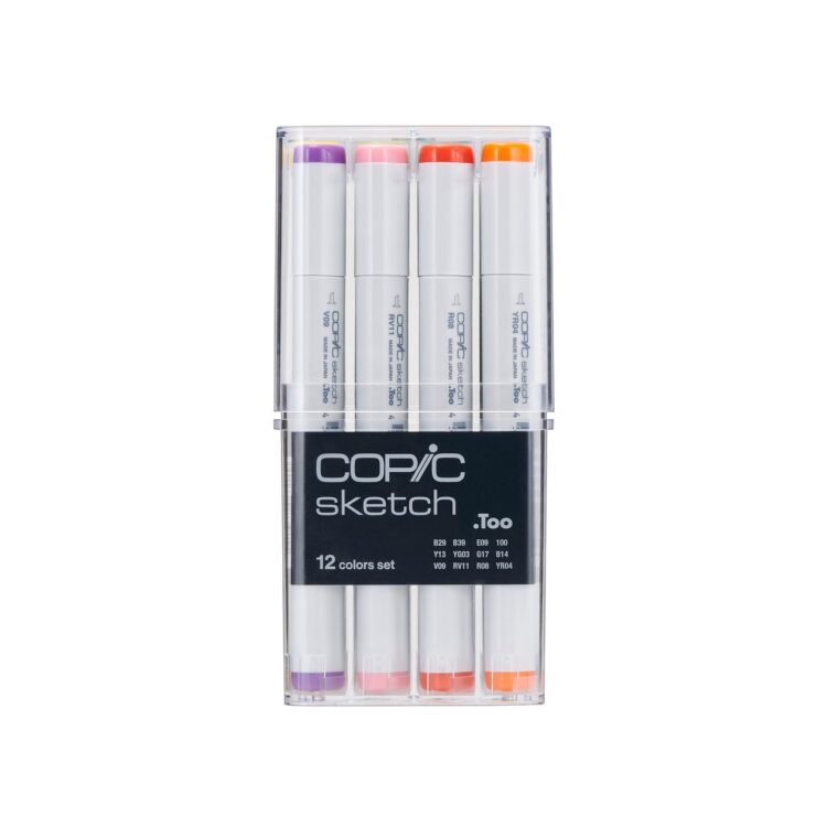 COPIC SKETCH SET 12 COLORS - Image 2