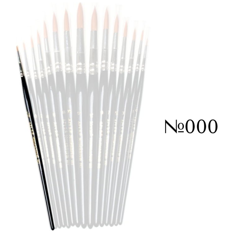 211300 MILLENNIUM BRUSH SYNTHETIC ROUND No000 - Image 1