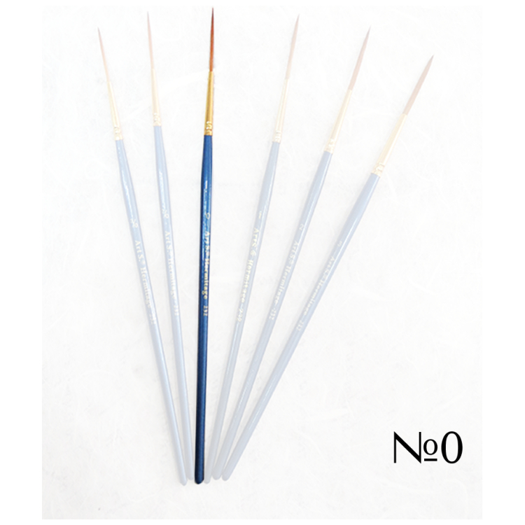 232000 HERMITAGE BRUSH SYNTHETIC LINER No0 - Image 1