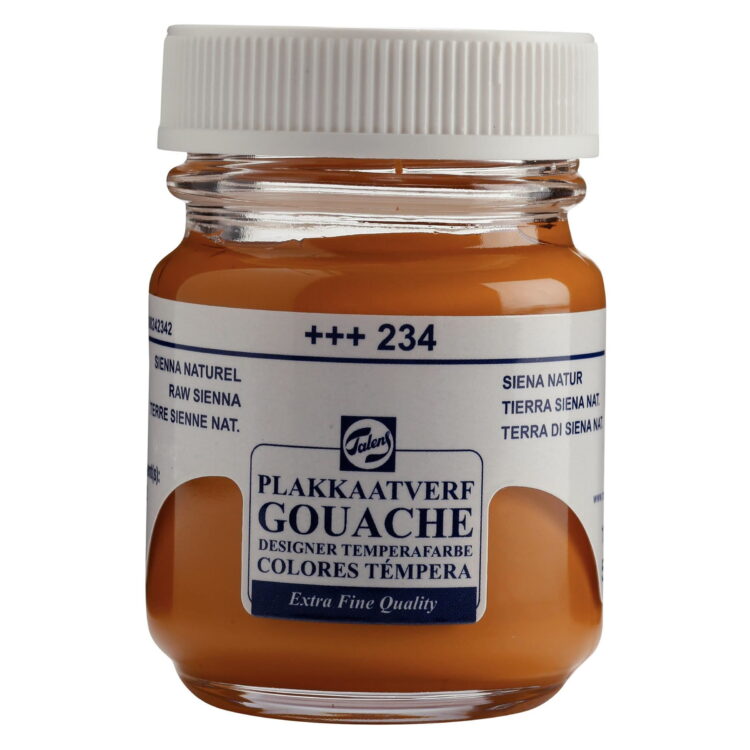 234 50 TALENS TEMPERA PAINT 50 ML.- SIENNA NATURAL - Image 1