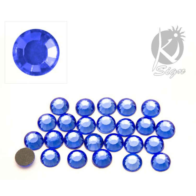 376022-84745 KI-SIGN HOT FIX CRYSTALS 6 MM 35 PCS - BLUE - Image 1