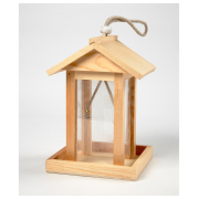 CREATIV WOODEN BIRDHOUSE 14.5/14.5/21.5CM