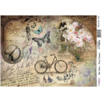 CADENCE DECOUPAGE RICE PAPER A4 - 639
