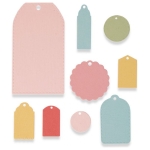 SIZZIX FRAMELITS CUT PUNCHES - TAGS