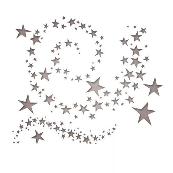 663095 SIZZIX THINLITS CUTTING DIES - SWIRLING STARS - Image 1