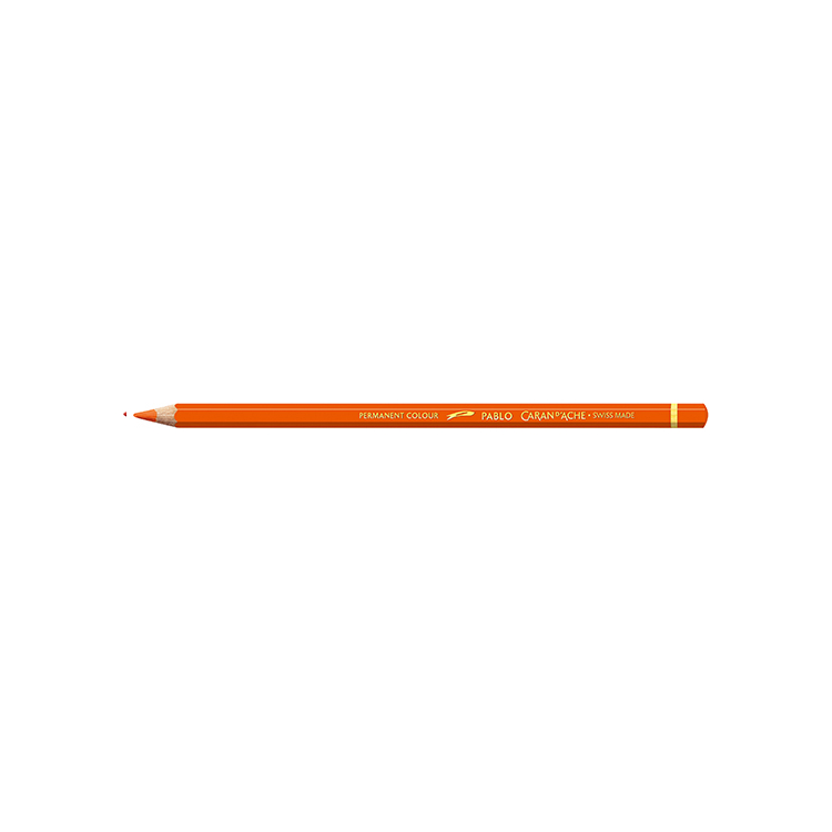 CARAN D'ACHE COLORED PENCILS PABLO REDDISH ORANGE - Image 1