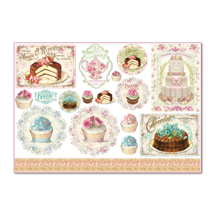 712313-109522 STAMPERIA DECOUPAGE RICE PAPER 48/33 - DFS313 - Image 1