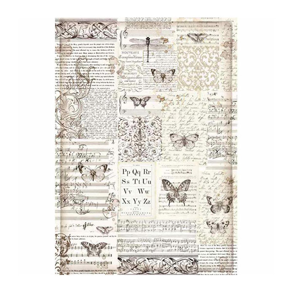 713003 STAMPERIA DECOUPAGE RICE PAPER A3 - DFSA3003 - Image 1
