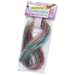 FOLIA CORDS WITH GLITTER 50 PCS 100 CM ASSORTED