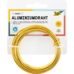 FOLIA ALUMINUM WIRE 2 MM X 5 M - GOLD